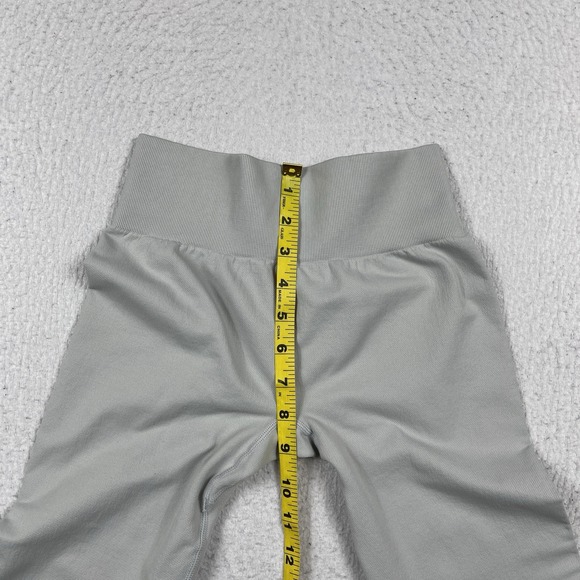 OQQ‎ Leggings Womens Small Gray Sculpt Seamless Scrunched Butt Yoga Gym Workout - Picture 5 of 9